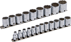 Proto® Tether-Ready 3/8" Drive 21 Piece Metric Socket Set - 12 Point - A1 Tooling