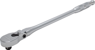 Proto® 1/2" Drive Flex Head Precision 90 Pear Head Ratchet Long 18"- Full Polish - A1 Tooling