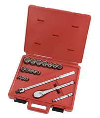 Proto® 1/2" Drive 18 Piece Socket Set - 12 Point - A1 Tooling