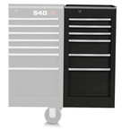 Proto® 440SS Side Cabinet - 6 Drawer, Black - A1 Tooling