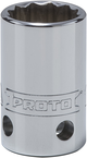 Proto® Tether-Ready 1/2" Drive Socket 17 mm - 12 Point - A1 Tooling