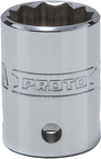 Proto® Tether-Ready 1/2" Drive Socket 21 mm - 12 Point - A1 Tooling