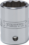 Proto® Tether-Ready 1/2" Drive Socket 22 mm - 12 Point - A1 Tooling