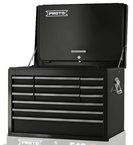 Proto® 440SS 27" Top Chest with Drop Front - 12 Drawer, Black - A1 Tooling