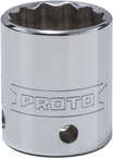 Proto® Tether-Ready 1/2" Drive Socket 1" - 12 Point - A1 Tooling