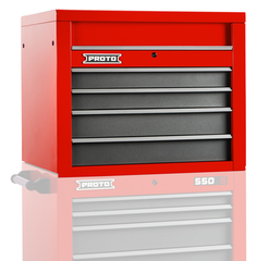 Proto® 550S 34" Top Chest - 4 Drawer, Gloss Red - A1 Tooling