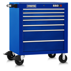 Proto® 550S 34" Roller Cabinet - 7 Drawer, Gloss Blue - A1 Tooling