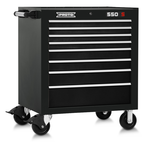 Proto® 550S 34" Roller Cabinet - 8 Drawer, Gloss Black - A1 Tooling