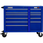 Proto® 550S 50" Workstation - 10 Drawer, Gloss Blue - A1 Tooling