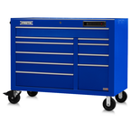 Proto® 550E 50" Front Facing Power Workstation w/ USB - 10 Drawer, Gloss Blue - A1 Tooling