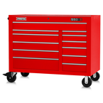 Proto® 550S 50" Workstation - 12 Drawer, Gloss Red - A1 Tooling