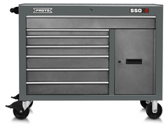 Proto® 550S 50" Workstation - 7 Drawer & 1 Shelf, Dual Gray - A1 Tooling