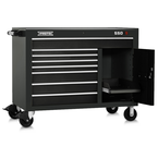 Proto® 550S 50" Workstation - 8 Drawer & 1 Shelf, Gloss Black - A1 Tooling