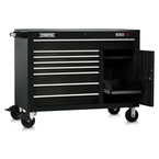 Proto® 550S 50" Workstation - 8 Drawer & 2 Shelves, Gloss Black - A1 Tooling