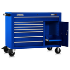 Proto® 550S 50" Workstation - 8 Drawer & 1 Shelf, Gloss Blue - A1 Tooling