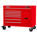 Proto® 550S 50" Workstation - 8 Drawer & 2 Shelves, Gloss Red - A1 Tooling