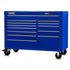 Proto® 550S 57" Workstation - 13 Drawer, Gloss Blue - A1 Tooling