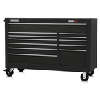 Proto® 550S 66" Workstation - 12 Drawer, Gloss Black - A1 Tooling