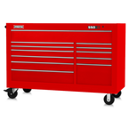 Proto® 550S 66" Workstation - 12 Drawer, Gloss Red - A1 Tooling