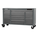 Proto® 550E 67" Front Facing Power Workstation w/ USB - 18 Drawer, Dual Gray - A1 Tooling