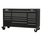 Proto® 550S 67" Workstation - 20 Drawer, Gloss Black - A1 Tooling