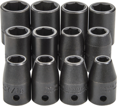 Proto® 1/2" Drive 12 Piece Impact Socket Set - 6 Point - A1 Tooling