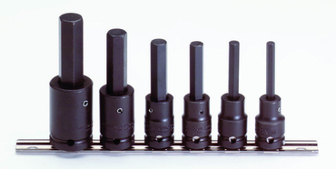 Proto® 1/2" Drive 6 Piece Metric Hex Bit Impact Socket Set - A1 Tooling