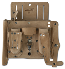Proto® Leather Extra Capacity 14-Pocket Electrician's Pouch - A1 Tooling