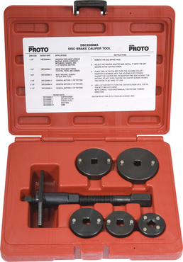 Proto® 6 Piece Universal Disc Brake Caliper Set - A1 Tooling