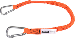Proto® Elastic Lanyard With 2 Stainless Steel Carabiners - 25 lb. - A1 Tooling