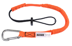 Proto® Elastic Lanyard With Stainless Steel Carabiner - 15 lb. - A1 Tooling