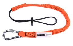 Proto® Elastic Lanyard With Screw Gate Carabiner - 15 lb. - A1 Tooling