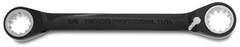 Proto® Black Chrome Double Box Reversible Ratcheting Wrench 5/8" x 11/16" - Spline - A1 Tooling
