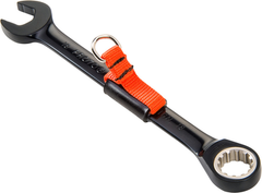 Proto® Tether-Ready Black Chrome Combination Non-Reversible Ratcheting Wrench 17 mm - Spline - A1 Tooling