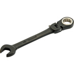 Proto® Black Chrome Combination Locking Flex-Head Ratcheting Wrench 3/8" - Spline - A1 Tooling