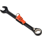 Proto® Tether-Ready Black Chrome Combination Reversible Ratcheting Wrench 11/16" - Spline - A1 Tooling