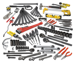 Proto® 107 Piece Railroad Pipe Fitter's Set With Tool Box - A1 Tooling