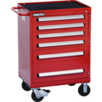 Proto® 460 Series Roller Cabinet - 6 Drawer, Red - A1 Tooling