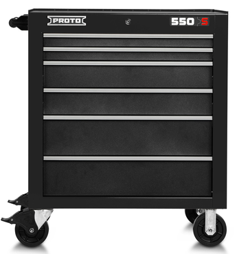 Proto® 550S 34" Roller Cabinet - 6 Drawer, Dual Black - A1 Tooling