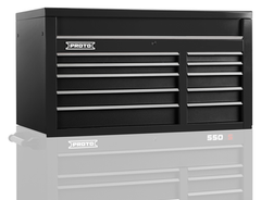 Proto® 550S 50" Top Chest - 10 Drawer, Dual Black - A1 Tooling
