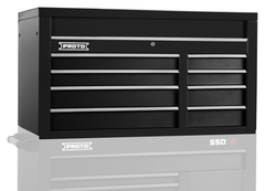 Proto® 550S 50" Top Chest - 8 Drawer, Dual Black - A1 Tooling