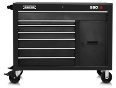 Proto® 550S 50" Workstation - 7 Drawer & 1 Shelf, Dual Black - A1 Tooling