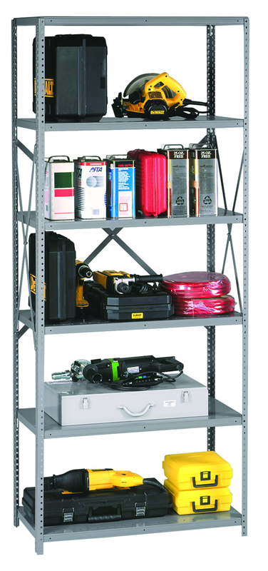 36 x 24 x 87" - 22 Gauge - Heavy Duty Industrial Shelving - A1 Tooling