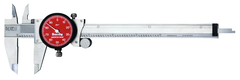 #R120A-6 - 0 - 6'' Measuring Range (.001 Grad.) - Dial Caliper with Letter of Certification - A1 Tooling