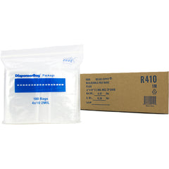 4″ × 10″ 2-MIL Clear Reloc Zippit Zipper Bags, Sold per Case of 1000 (10 boxes of 100 per case)