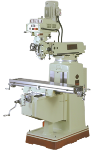 Electronic Variable Speed Vertical Mill - R-8 Spindle - 10 x 50'' Table Size - Box Way - 3HP - 3PH - 440V Motor - A1 Tooling