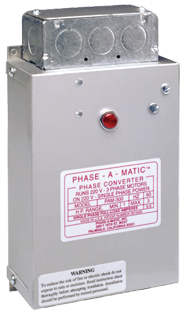 Heavy Duty Static Phase Converter - #PAM-100HD; 1/3 to 3/4HP - A1 Tooling