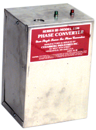 Heavy Duty Static Phase Converter - #3200; 3/4 to 1-1/2HP - A1 Tooling