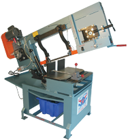 Horizontal Bandsaw-Wet Cutting - #HW1212; 12 x 12'' Capacity; 1HP, 1PH, 110/220V Motor - A1 Tooling