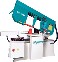 Horizontal Mitre Bandsaw-Semi-Automatic - #MS1318SA; 13'' Capacity; 3HP Motor - A1 Tooling